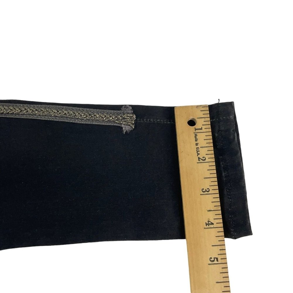 Current/Elliott Jeans Women's Sz 28" Black Matte Ankle Skinny Tux Stretch Nwot - Picture 12 of 13